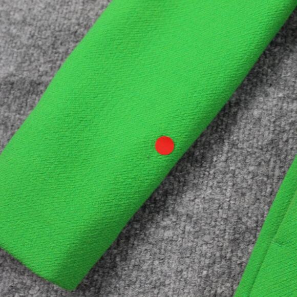 J Crew Coat Women 00P Lady Day Italian Double Cloth Wool Blend Green Long Peacoa - Picture 6 of 15